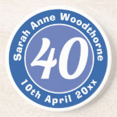 誕生日の名称、年齢、日付 コースター (正面)