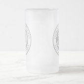 誕生日の名称、年齢、日付 フロストグラスビールジョッキ (中央)