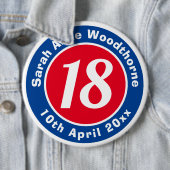 誕生日の名称、年齢、日付 缶バッジ (インサイチュ)