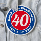 誕生日の名称、年齢、日付 缶バッジ (インサイチュ)