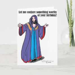 誕生日の呪文で呼び出すこと カード