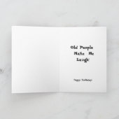 誕生日の嘲笑 カード (内部)