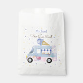 誕生日の四回の甘いアイスクリームトラック フェイバーバッグ (正面)