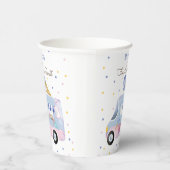 誕生日の四回の甘いアイスクリームトラック 紙コップ (右)