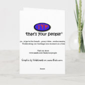 誕生日の夢 カード (裏面)