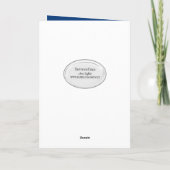 誕生日の大きなフラッグフィッシュ カード (裏面)