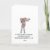 誕生日の天恵… カード (裏面)