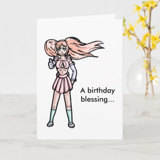 誕生日の天恵… カード (黄色い花)