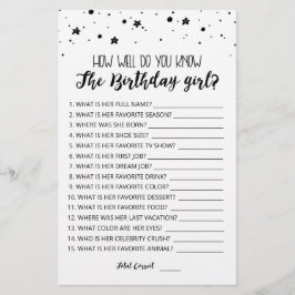 誕生日の女の子のゲームを知っている