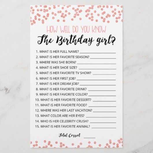 誕生日の女の子のゲームを知っている (正面)