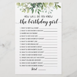 誕生日の女の子のゲーム