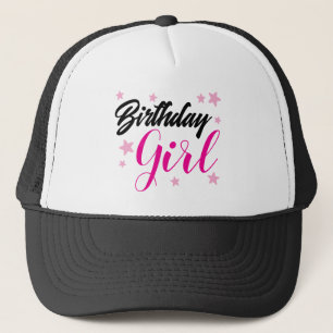 誕生日の女の子のトラック運転手の帽子 キャップ