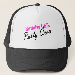 誕生日の女の子のパーティーの乗組員 キャップ