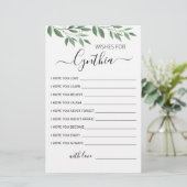 誕生日の女の子の誕生日パーティーカードへの願い (スタンド正面)