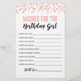 誕生日の女の子の誕生日パーティーゲームへの願い