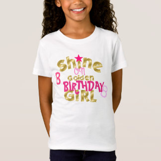 誕生日の女の子の輝やき Tシャツ