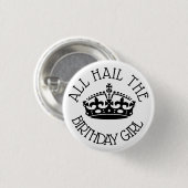 誕生日の女の子を呼んで下さい 缶バッジ (正面&裏面)