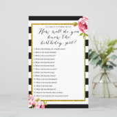 誕生日の女の子ゲームをどれだけ知っているか (スタンド正面)