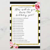 誕生日の女の子ゲームをどれだけ知っているか (正面)