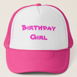 誕生日の女の子 キャップ