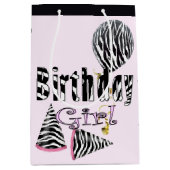 誕生日の女の子 ミディアムペーパーバッグ (正面)