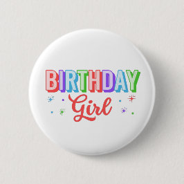 誕生日の女の子 缶バッジ
