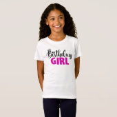 誕生日の女の子 Tシャツ (正面フル)