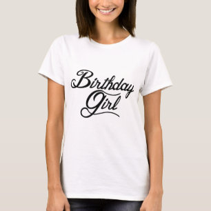 誕生日の女の子 Tシャツ