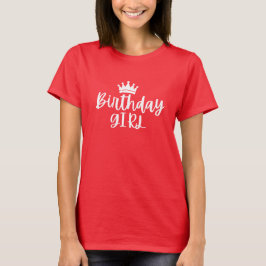誕生日の女の子 Tシャツ