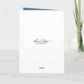 誕生日の女性海ムーンライト カード (裏面)