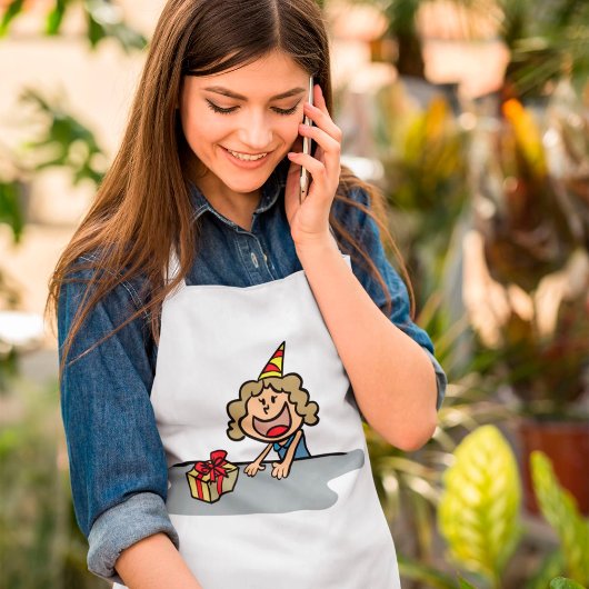 誕生日の女性 スタンダードエプロン