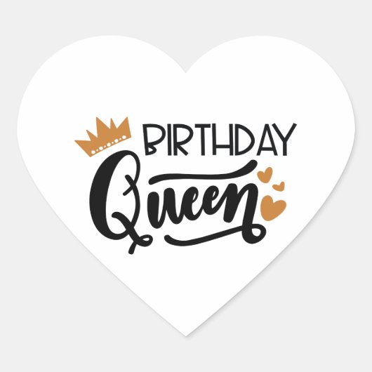 誕生日の女王 ハートシール (正面)