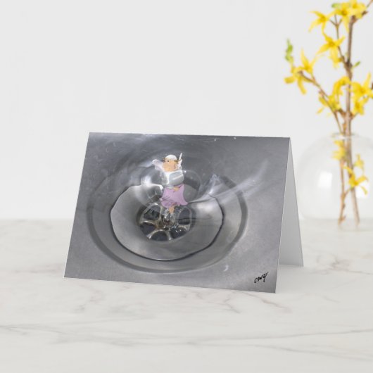 誕生日の妖精！ カード (黄色い花)