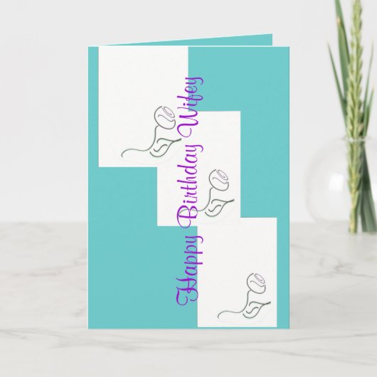 誕生日の妻 カード (正面)