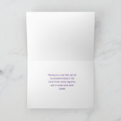 誕生日の姉さんおもしろいワインをテーマにした葡萄 シーズンカード (内部)