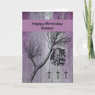 誕生日の姉妹用カード カード