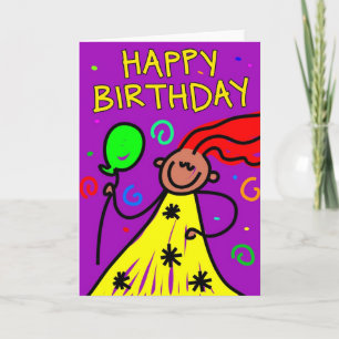 誕生日の子ども カード