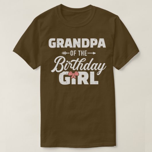 誕生日の孫娘の孫 Tシャツ (デザイン正面)