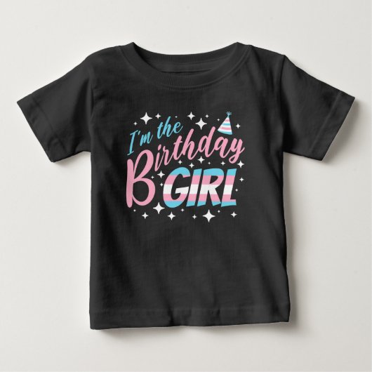 誕生日の少女です ベビーTシャツ (正面)