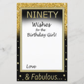 誕生日の少女への90の願い (正面)