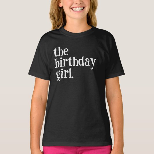誕生日の少女 Tシャツ (正面)