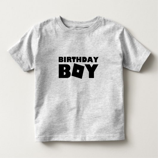 誕生日の少年のシャツ トドラーTシャツ (正面)