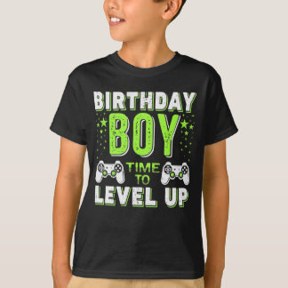 誕生日の少年の時間をレベルアップギフトボーイズ Tシャツ