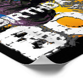 誕生日の少年モンスタートラックマッチングファミリー ポスター (角)