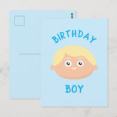誕生日の少年 ポストカード (正面/裏面)