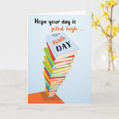 誕生日の山 カード (黄色い花)