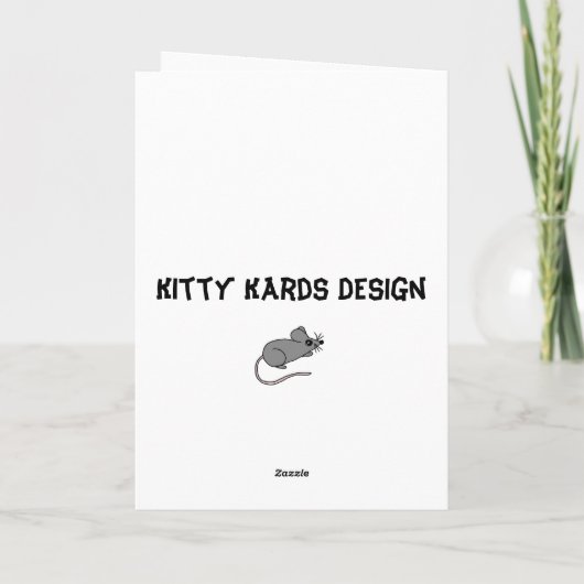 誕生日の希望 カード (裏面)