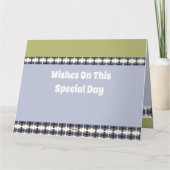 誕生日の希望 カード (裏面)