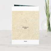 誕生日の希望 カード (裏面)