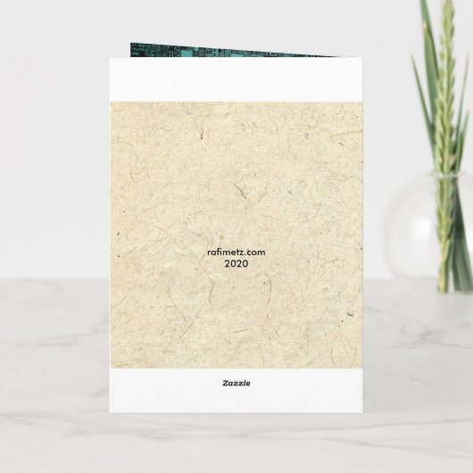 誕生日の希望 カード (裏面)